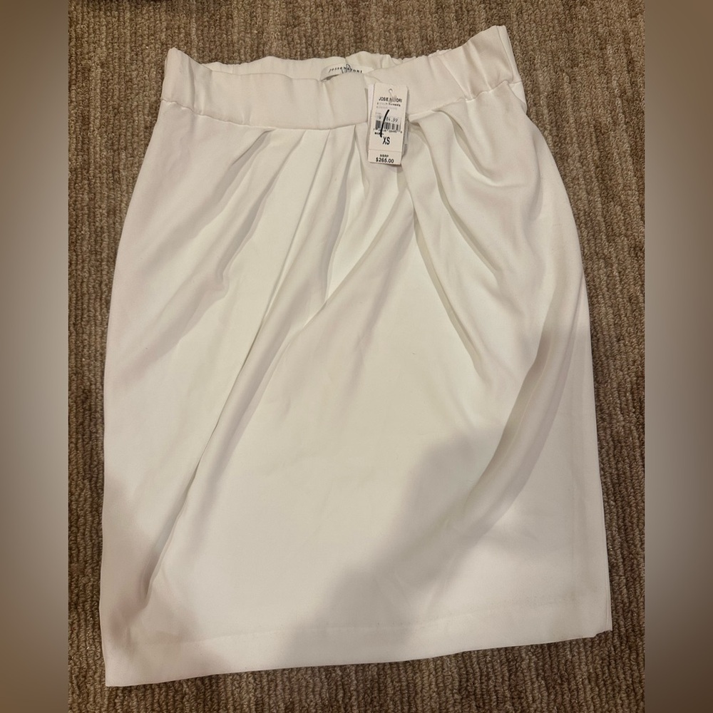 Natori White Pencil Skirt